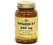 Solgar Vitamin B-1 (Thiamin) 500mg. 100 Tabletten