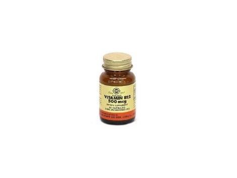 Solgar Vitamin B12 500mcg. 50 capsules