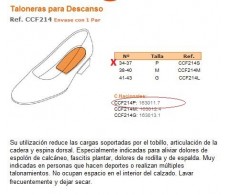 Comforsil Silicone Taloneras para Descanso 34-37.