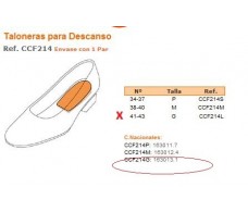 Comforsil Silicone Taloneras para Descanso 41-43.