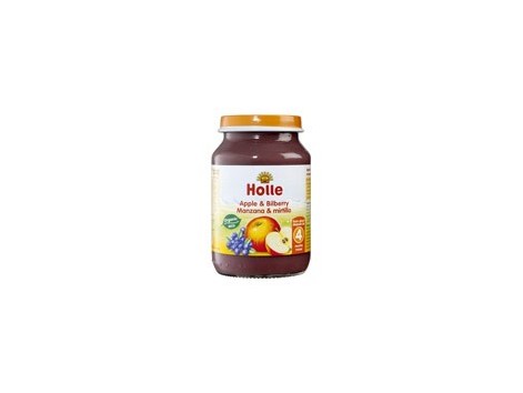 Holle potito de manzana con arándano 190g