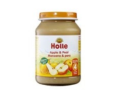 Holle potito de manzana y pera 190g