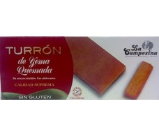 La Campesina Turron yema quemada 200 gramos. Sin gluten.