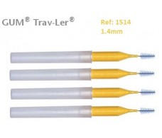 Gum Cepillo Interdental Trav-ler 1514. 1.3mm Cónico 4 unidades.