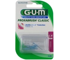 Gum Proxabrush Classic Recambio Interdental 612 Cilíndrico 8 pcs
