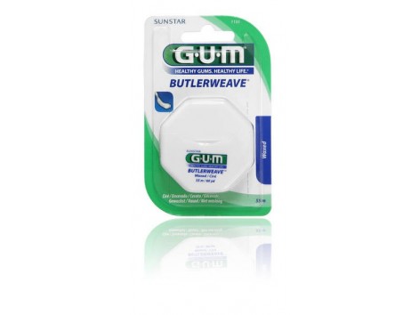 Gum Butlerweave Seda dental con cera 50 metros. Ref.1155 Gum Butlerweave Seda dental con cera 50 metros. Ref.1155
