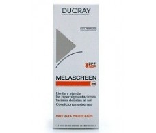 Ducray Melascreen Crema Solar Antimanchas SPF50+, 40ml.