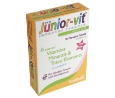 Health Aid Junior-Vit  Multinutriente infantil 30 comprimidos ma