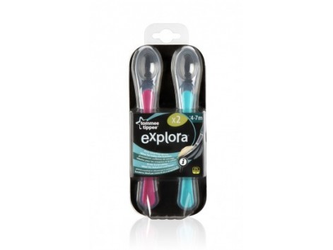 Tomme Tippee Explora primeros solidos 2 Cucharas. (4-7m)