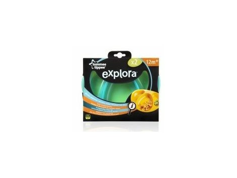 Tomme Tippee Explora 2 Platos divididos (12m+)