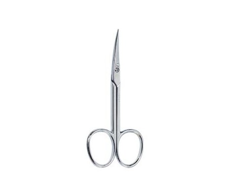 BETER. Manicure scissors BETER curve skins, chrome 9 cm. ref 241