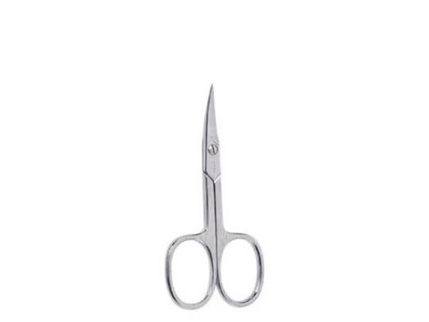 BETER. Tesoura manicure curvados, cromo, 9,3 cm