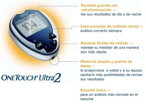 Onetouch Ultra2 Glucose Meter Lifescan Farmacia Internacional