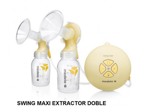 Medela Swing Maxi Extractor de leche eléctrico doble.