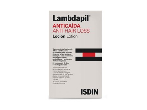 Isdin Lambdapil Loción Anticaida 20 monodosis de 3 ml