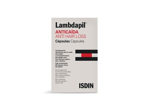 Isdin Lambdapil Cápsulas Anticaida, 60 cápsulas.