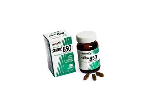 Health Aid B50 Complex. Health Aid. 30 comprimidos