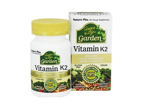 Natures Plus Source Of Life Garden Vitamina K2 60 Capsulas.