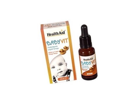 Health Aid BabyVit Liquid Drops. 25ml.