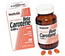 Health Aid Beta Carotene 23000 i.u. 30 cápsulas