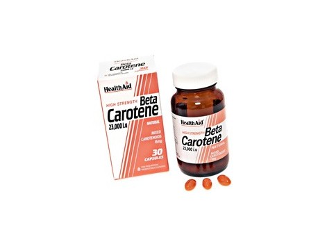 Health Aid Beta Carotene 23000 i.u. 30 cápsulas