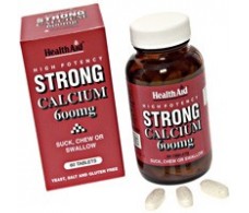 Health Aid Calcium Strong 600mg. 60 Tabletten. Health Aid