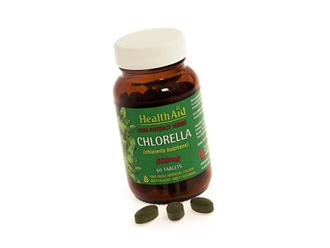 Health Aid Chlorella 550mg. 60 comprimidos. HealthAid