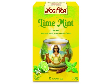 Chá Yogi Lime Mint 15 unidades