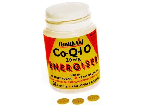 Health Aid Co Q10 20mg. 30 tablets HealthAid