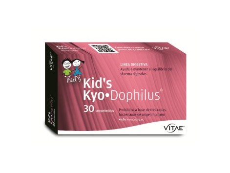 30 comprimidos mastigáveis do Vitae Kyo Dophilus Kid