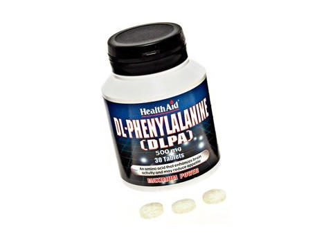 DL-Fenilalanina 30 comprimidos. DL-Phenylalanine DLPA. Health Ai