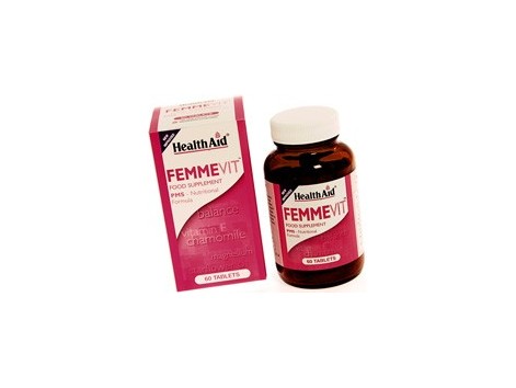 Health Aid Femme - 60 Tablets Vit PMS. (Menstruation)