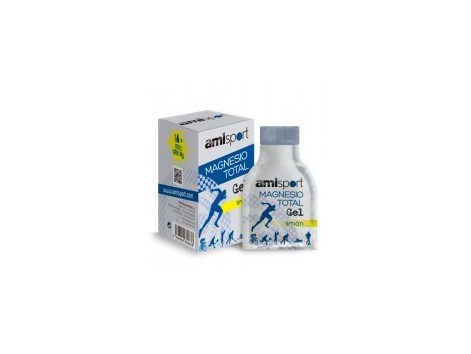 Amlsport Magnesio Total Gel sabor limón 12 sobres bebibles