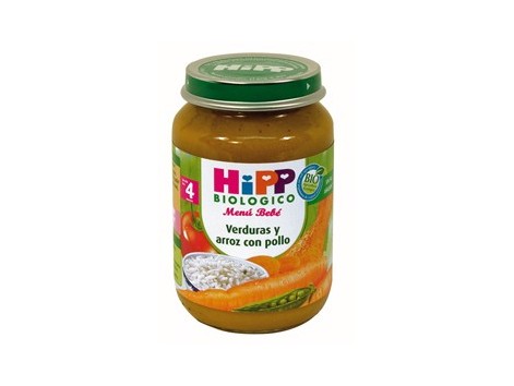 Hipp Menü Gemüse und Huhn mit Reis 190gr