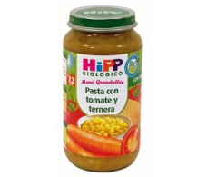 Hipp Menú Pasta con tomate y ternera 250gr