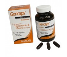 Gericaps - Viatminas und Mineralien. 30 Kapseln. HealthAid