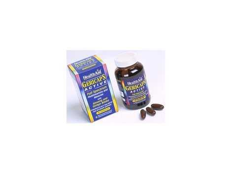 Gericaps Active - Vitaminas, minerales, ginseng y ginkgo. 30 cap