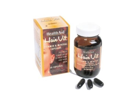 Hair Vit 30 capsulas. HealthAid