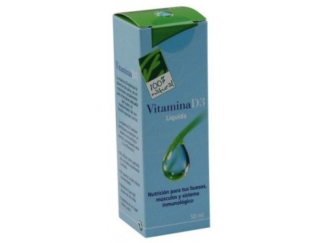 100% Natural Vitamina D3 líquida 50ml