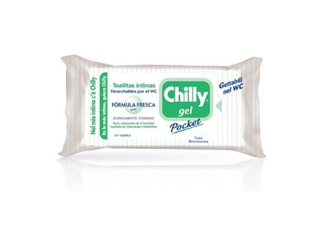 Higiene Gel Chilly limpa fórmula fresco 12 unidades
