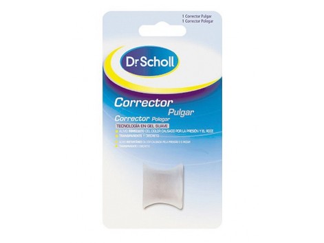 Dr Scholl Corrector Pulgar Reduce la fricción 1 unidad