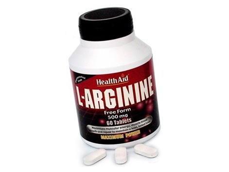 L-Arginine 500mg   60 Tabletten  HealthAid