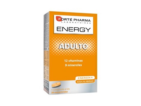 Forte Pharma Energy Adult Vitamins and Minerals 30 tablets Forte Pharma Energy Adult Vitamins and Minerals 30 tablets