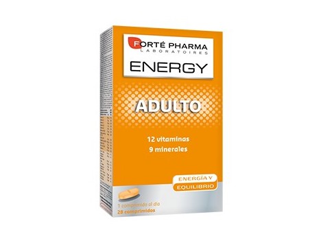 Forte Pharma Energy Adulto 30 comprimidos Vitaminas y minerales