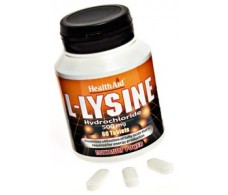 Health Aid L-Lysine 50omg. 60 tablets. HealthAid