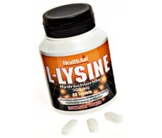 L-Lysine  L-Lisina de 50omg. 60 comprimidos. HealthAid
