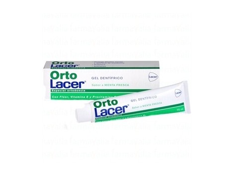 Lacer OrtoLacer Gel Dentífrico ortodoncia menta 75 ml