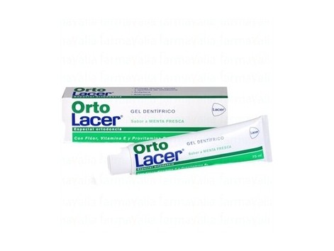 OrtoLacer Lacer Kieferorthopädische Zahncreme Mint Gel 75 ml