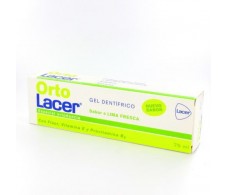 Lacer OrtoLacer Gel Dentífrico ortodoncia lima fresca 75 ml