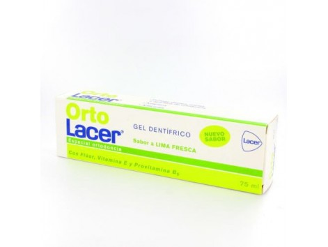 Lacer OrtoLacer Gel Dentífrico ortodoncia lima fresca 75 ml